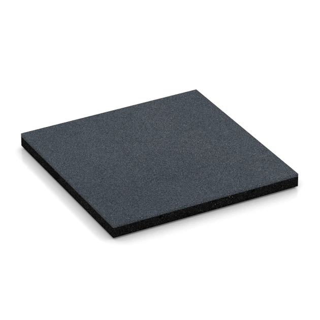 Loseta de caucho para parque infantil – 140 cm von WARCO im Farbdesign Gris pizarra mit den Abmessungen 50 x 50 x 4 cm | 0,25 m². Produktfoto von Artikel 6257 in der Aufsicht von schräg vorne.