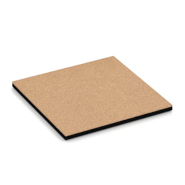 Baldosa amortiguadora – 110 cm von WARCO im Farbdesign Beige arena mit den Abmessungen 50 x 50 x 3 cm. Produktfoto von Artikel 6246 in der Aufsicht von schräg vorne.