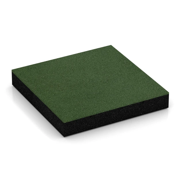 Loseta de caucho para parque infantil – 230 cm von WARCO im Farbdesign Verde hierba mit den Abmessungen 50 x 50 x 8 cm | 0,25 m². Produktfoto von Artikel 6273 in der Aufsicht von schräg vorne.