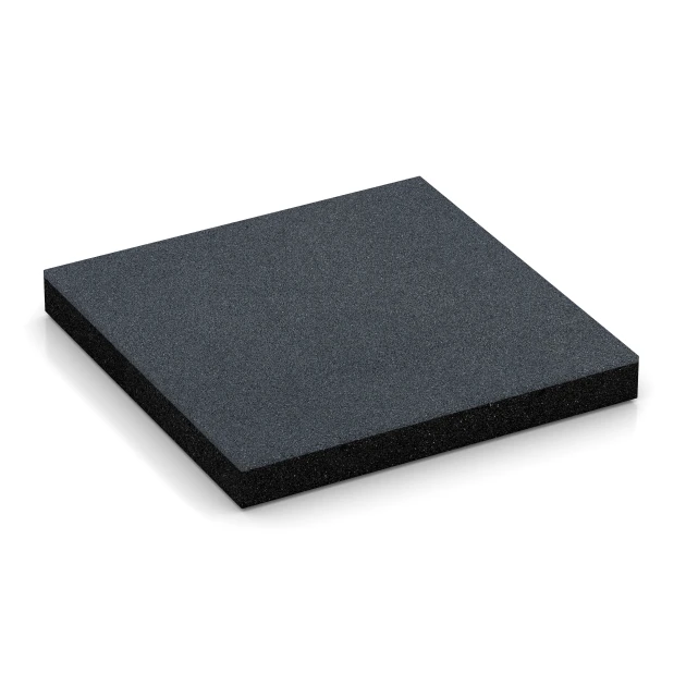 Loseta de caucho para parque infantil – 180 cm von WARCO im Farbdesign Gris pizarra mit den Abmessungen 50 x 50 x 6 cm | 0,25 m². Produktfoto von Artikel 6269 in der Aufsicht von schräg vorne.