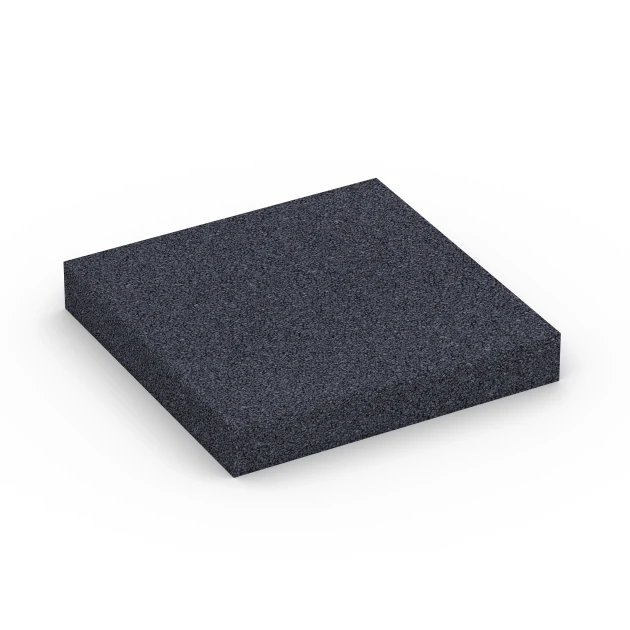 Fitness Performance Elite Pavimento Deportivo von WARCO im Farbdesign Antracita mit den Abmessungen 100 × 100 × 1,5 cm. Produktfoto von Artikel 6175 in der Aufsicht von schräg vorne.