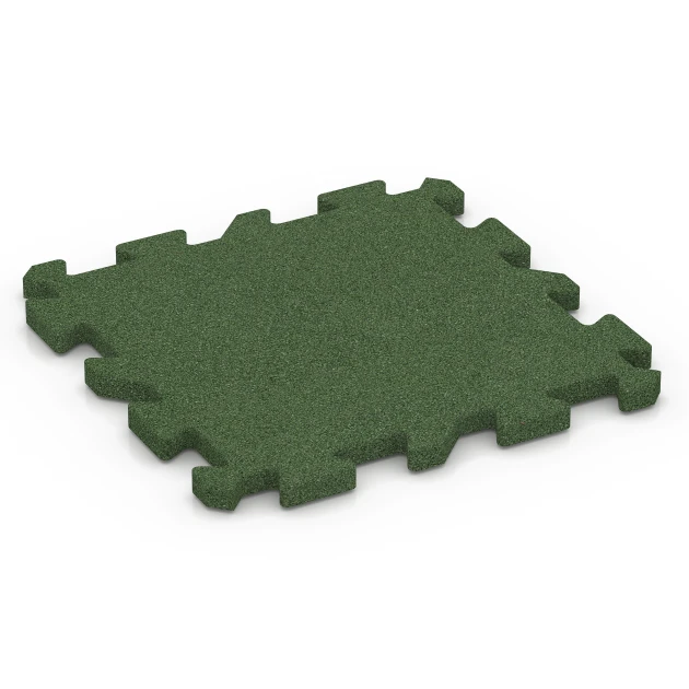 Losetas para pistas deportivas von WARCO im Farbdesign Verde hierba mit den Abmessungen 50 x 50 x 3 cm | 0,25 m². Produktfoto von Artikel 6991 in der Aufsicht von schräg vorne.