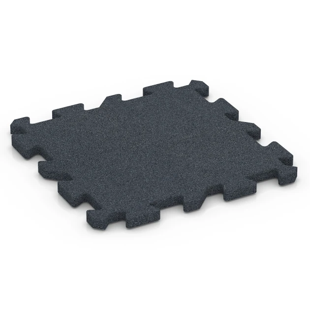 Losetas de caucho para gimnasio von WARCO im Farbdesign Gris pizarra mit den Abmessungen 50 x 50 x 3 cm | 0,25 m². Produktfoto von Artikel 6992 in der Aufsicht von schräg vorne.