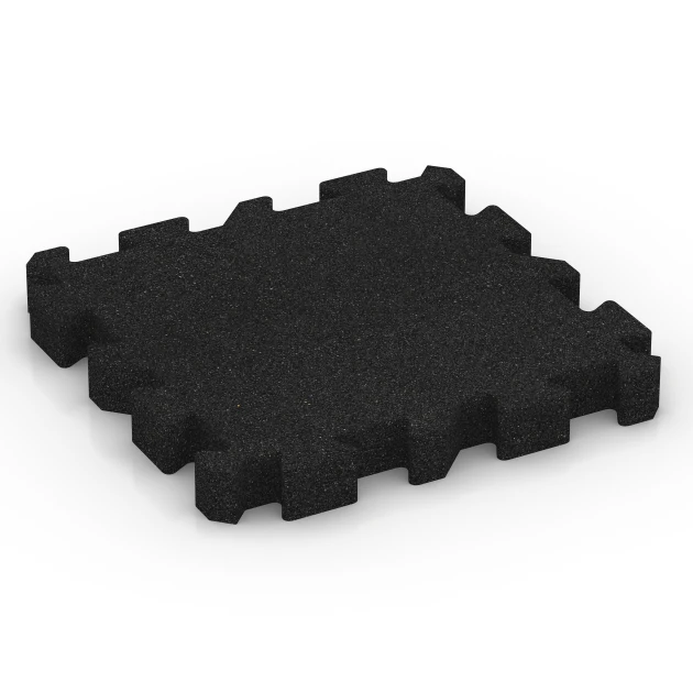 Loseta anticaída tipo puzzle von WARCO im Farbdesign Antracita mit den Abmessungen 50 x 50 x 6 cm | 0,25 m². Produktfoto von Artikel 6309 in der Aufsicht von schräg vorne.