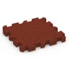 Loseta anticaída tipo puzzle von WARCO im Farbdesign Rojo ladrillo mit den Abmessungen 50 x 50 x 5 cm | 0,25 m². Produktfoto von Artikel 6306 in der Aufsicht von schräg vorne.