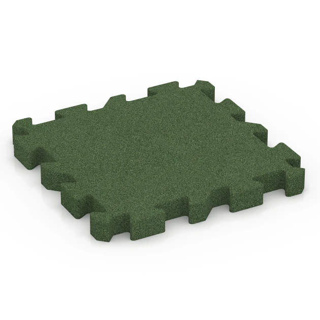 Loseta de caucho – 190 cm von WARCO im Farbdesign Verde hierba mit den Abmessungen 50 x 50 x 5 cm | 0,25 m². Produktfoto von Artikel 6403 in der Aufsicht von schräg vorne.