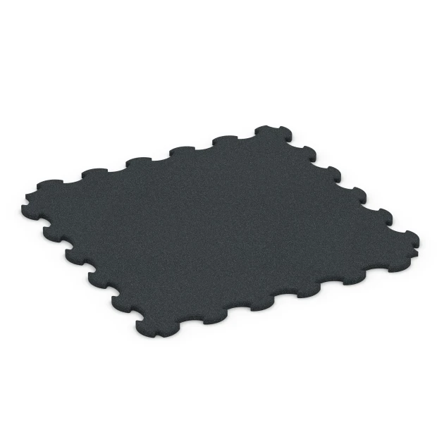 Esterilla Protectora Fitness von WARCO im Farbdesign Antracita mit den Abmessungen 102,5 x 102,5 x 2 cm | 1,05 m². Produktfoto von Artikel 6377 in der Aufsicht von schräg vorne.