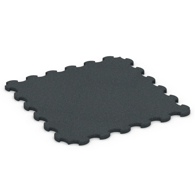 Esterilla Protectora Fitness von WARCO im Farbdesign Antracita mit den Abmessungen 102,5 x 102,5 x 3 cm | 1,05 m². Produktfoto von Artikel 6322 in der Aufsicht von schräg vorne.