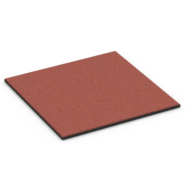 Loseta de caucho para cuadras von WARCO im Farbdesign Rojo ladrillo mit den Abmessungen 100 x 100 x 3 cm | 1,00 m². Produktfoto von Artikel 6380 in der Aufsicht von schräg vorne.