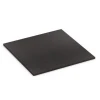 Loseta de base Cl. 1 von WARCO im Farbdesign Antracita mit den Abmessungen 104 x 104 x 2,7 cm. Produktfoto von Artikel 6658 in der Aufsicht von schräg vorne.