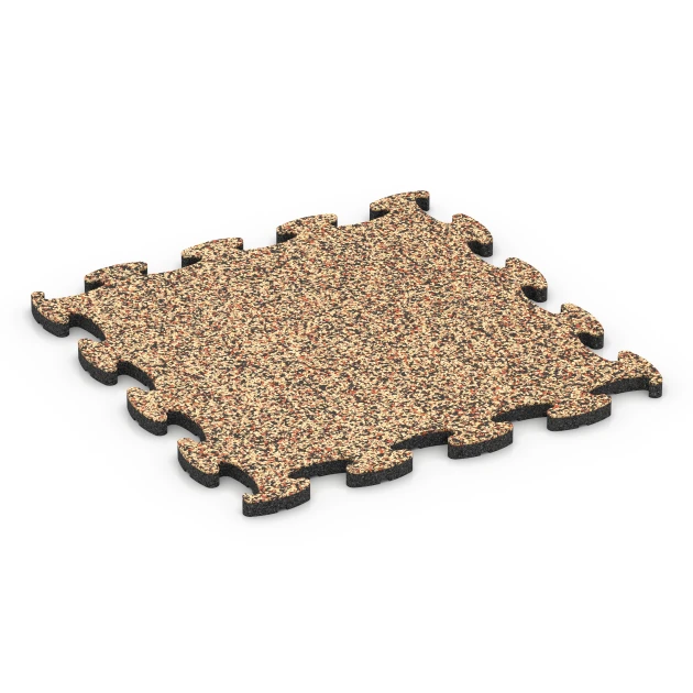 Loseta zona de juegos von WARCO im Farbdesign Terracota mit den Abmessungen 46 x 46 x 1,8 cm. Produktfoto von Artikel 6754 in der Aufsicht von schräg vorne.