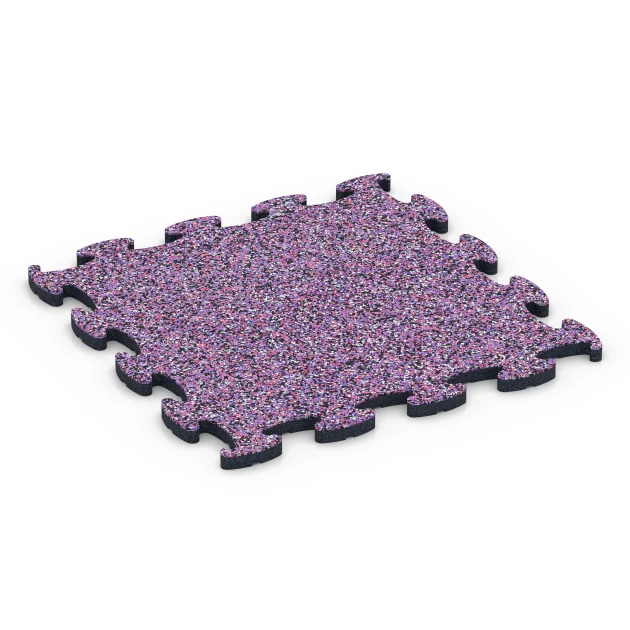 Baldosa ferial encajable von WARCO im Farbdesign Lavanda mit den Abmessungen 44,6 x 44,6 x 1,8 cm | 0,20 m². Produktfoto von Artikel 6918 in der Aufsicht von schräg vorne.