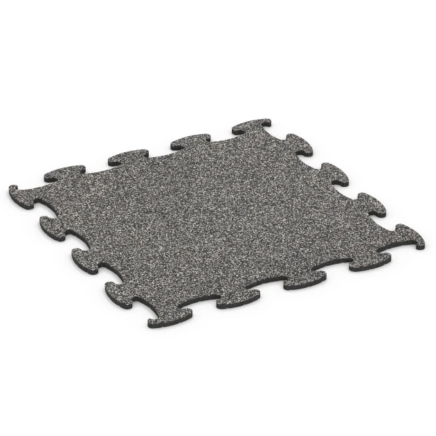 Pavimento agility canino von WARCO im Farbdesign Granito gris oscuro mit den Abmessungen 98 x 98 × 1,8 cm. Produktfoto von Artikel 6805 in der Aufsicht von schräg vorne.