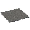 Suelo Fitness Max von WARCO im Farbdesign Granito gris oscuro mit den Abmessungen 97,1 x 97,1 x 1,8 cm | 0,94 m². Produktfoto von Artikel 6868 in der Aufsicht von schräg vorne.