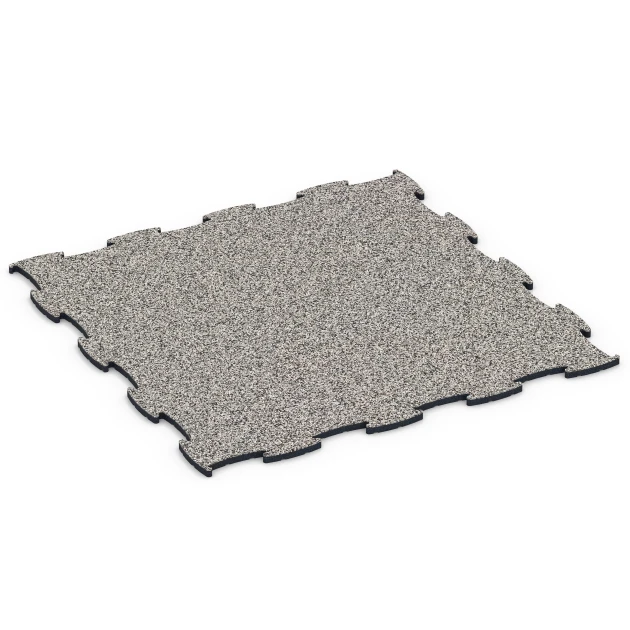 Pavimento agility canino indoor von WARCO im Farbdesign Granito gris mit den Abmessungen 97,1 x 97,1 x 1,8 cm | 0,94 m². Produktfoto von Artikel 6905 in der Aufsicht von schräg vorne.