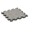 Loseta amortiguadora puzzle von WARCO im Farbdesign Granito gris mit den Abmessungen 46 x 46 × 2,8 cm. Produktfoto von Artikel 6932 in der Aufsicht von schräg vorne.