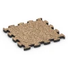 Loseta amortiguadora puzzle von WARCO im Farbdesign Terracota mit den Abmessungen 46 x 46 × 2,8 cm. Produktfoto von Artikel 6934 in der Aufsicht von schräg vorne.