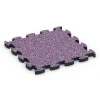 Loseta amortiguadora puzzle von WARCO im Farbdesign Lavanda mit den Abmessungen 44,6 x 44,6 × 2,8 cm. Produktfoto von Artikel 6936 in der Aufsicht von schräg vorne.