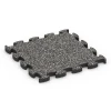 Pavimento deportivo de caucho von WARCO im Farbdesign Granito gris oscuro mit den Abmessungen 46 x 46 × 2,8 cm. Produktfoto von Artikel 6949 in der Aufsicht von schräg vorne.
