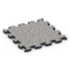 Suelo Fitness Max von WARCO im Farbdesign Granito gris mit den Abmessungen 44,6 x 44,6 x 2,8 cm | 0,20 m². Produktfoto von Artikel 6878 in der Aufsicht von schräg vorne.
