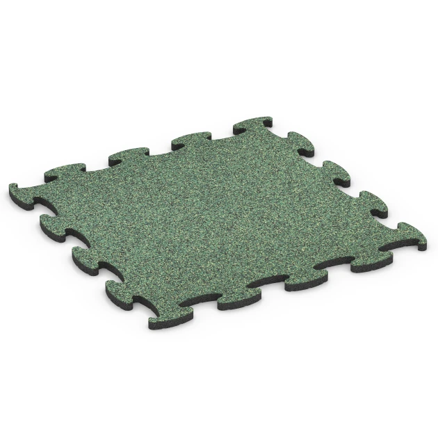 Fitness Active suelo von WARCO im Farbdesign Césped inglés mit den Abmessungen 98 x 98 x 2,8 cm. Produktfoto von Artikel 6852 in der Aufsicht von schräg vorne.