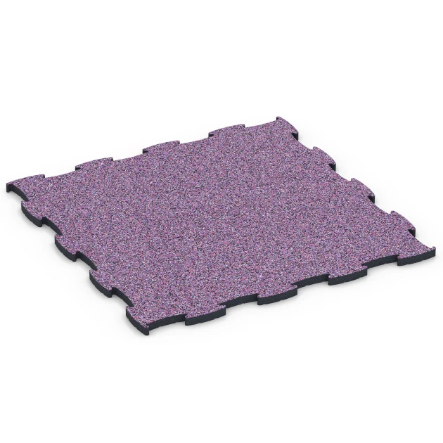 Suelo Fitness Max von WARCO im Farbdesign Lavanda mit den Abmessungen 97,1 x 97,1 x 2,8 cm. Produktfoto von Artikel 6891 in der Aufsicht von schräg vorne.