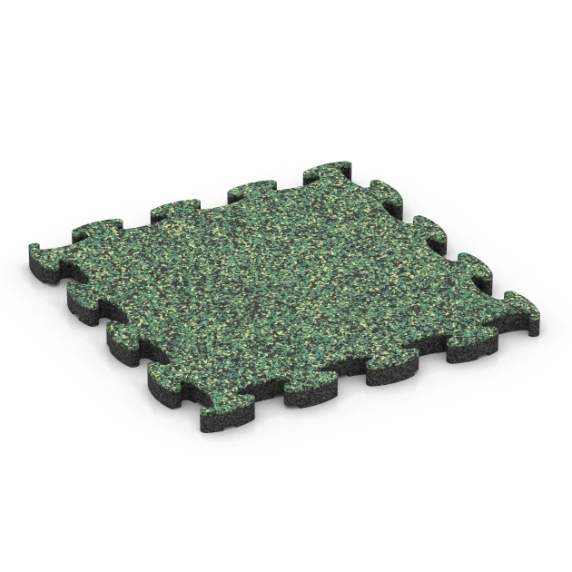 Loseta efecto piedra encajable von WARCO im Farbdesign Césped inglés mit den Abmessungen 30 x 30 x 1,8 cm. Produktfoto von Artikel 6816 in der Aufsicht von schräg vorne.