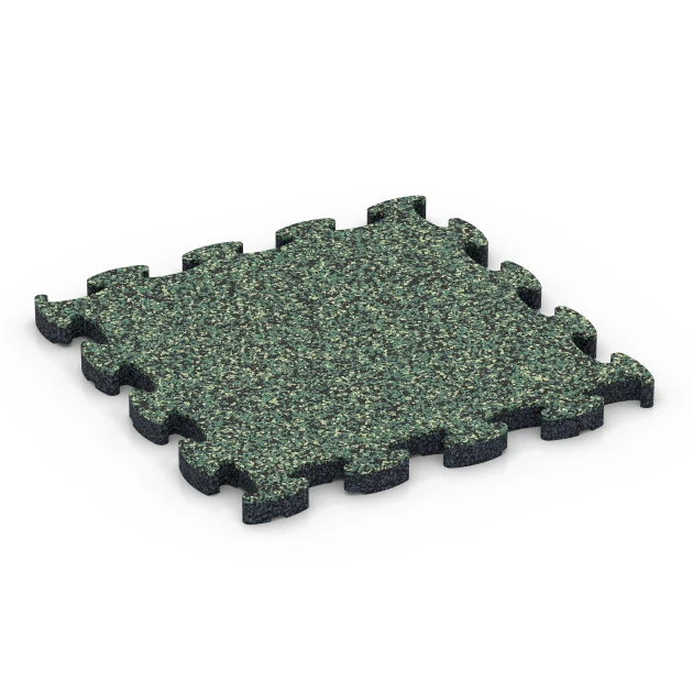 Loseta efecto piedra encajable von WARCO im Farbdesign Césped inglés mit den Abmessungen 28,9 x 28,9 x 1,8 cm | 0,084 m². Produktfoto von Artikel 6816 in der Aufsicht von schräg vorne.