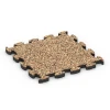 Loseta efecto piedra encajable von WARCO im Farbdesign Terracota mit den Abmessungen 30 x 30 x 1,8 cm. Produktfoto von Artikel 6817 in der Aufsicht von schräg vorne.