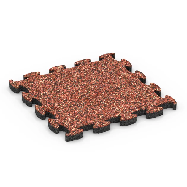 Loseta efecto piedra encajable von WARCO im Farbdesign Etna mit den Abmessungen 30 x 30 x 1,8 cm. Produktfoto von Artikel 6818 in der Aufsicht von schräg vorne.