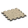 Loseta efecto piedra encajable von WARCO im Farbdesign Travertino mit den Abmessungen 30 x 30 x 1,8 cm. Produktfoto von Artikel 6820 in der Aufsicht von schräg vorne.