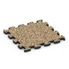 Loseta efecto piedra encajable von WARCO im Farbdesign Ratán mit den Abmessungen 28,9 x 28,9 x 1,8 cm | 0,084 m². Produktfoto von Artikel 6822 in der Aufsicht von schräg vorne.