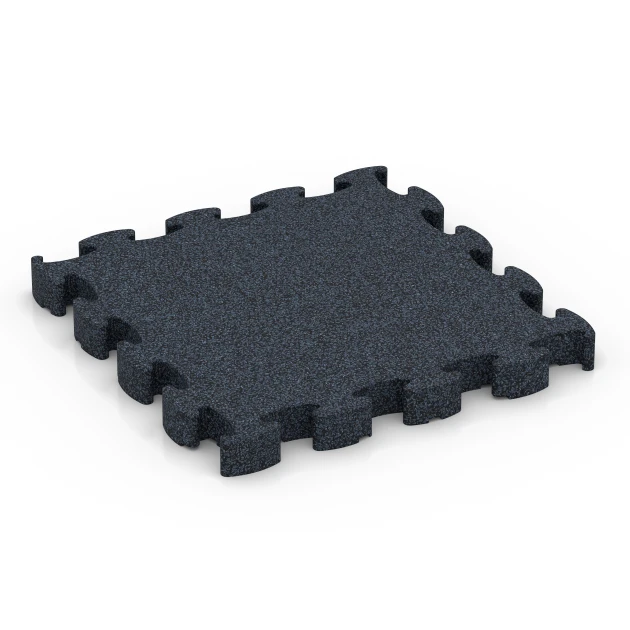 Fitness Premium suelo deportivo von WARCO im Farbdesign Antracita mit den Abmessungen 28,9 x 28,9 x 2,8 cm. Produktfoto von Artikel 6959 in der Aufsicht von schräg vorne.