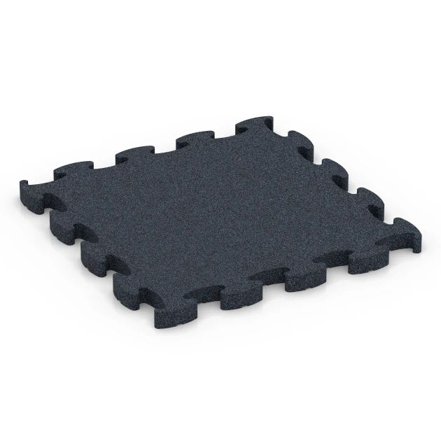 Fitness Premium suelo deportivo von WARCO im Farbdesign Antracita mit den Abmessungen 45,9 x 45,9 x 2,8 cm. Produktfoto von Artikel 6961 in der Aufsicht von schräg vorne.