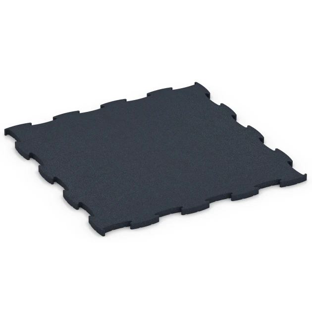Fitness Premium suelo técnico von WARCO im Farbdesign Antracita mit den Abmessungen 99 x 99 x 2,8 cm. Produktfoto von Artikel 6969 in der Aufsicht von schräg vorne.