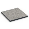 Suelo de gimnasio para exterior von WARCO im Farbdesign Granito gris mit den Abmessungen 60 x 60 x 4 cm | 0,36 m². Produktfoto von Artikel 7142 in der Aufsicht von schräg vorne.