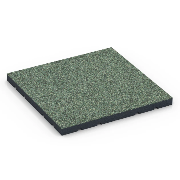 Suelo de gimnasio para exterior von WARCO im Farbdesign Césped inglés mit den Abmessungen 60 x 60 x 4 cm | 0,36 m². Produktfoto von Artikel 7143 in der Aufsicht von schräg vorne.