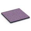 Suelo de gimnasio para exterior von WARCO im Farbdesign Lavanda mit den Abmessungen 60 x 60 x 4 cm | 0,36 m². Produktfoto von Artikel 7146 in der Aufsicht von schräg vorne.