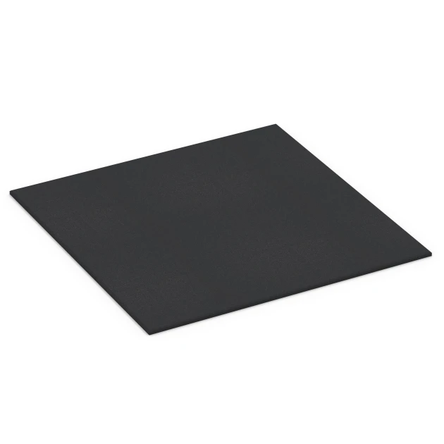 Fitness Performance Basic pavimento deportivo von WARCO im Farbdesign Antracita mit den Abmessungen 100 x 100 x 1,5 cm | 1,00 m². Produktfoto von Artikel 7073 in der Aufsicht von schräg vorne.