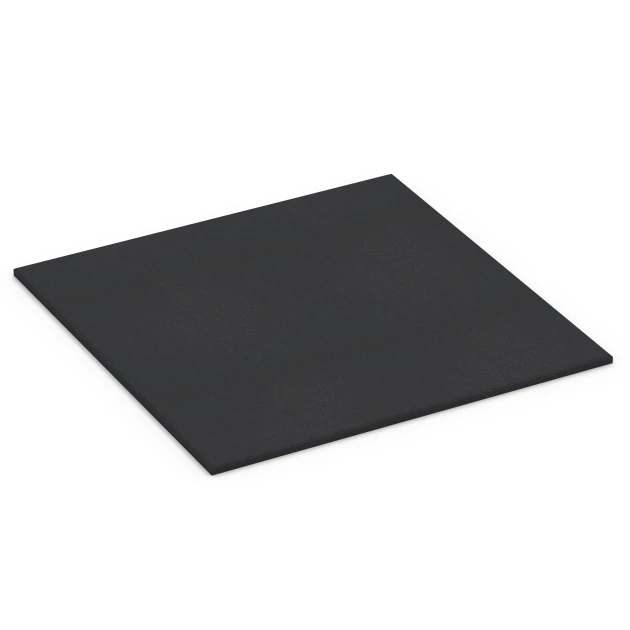 Fitness Performance Basic pavimento deportivo von WARCO im Farbdesign Antracita mit den Abmessungen 100 x 100 x 2 cm | 1,00 m². Produktfoto von Artikel 7074 in der Aufsicht von schräg vorne.