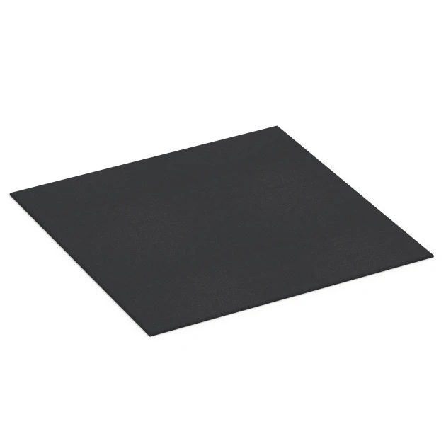 Fitness Performance Basic pavimento deportivo von WARCO im Farbdesign Antracita mit den Abmessungen 100 x 100 x 1 cm | 1,00 m². Produktfoto von Artikel 7075 in der Aufsicht von schräg vorne.