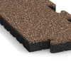 Detailaufnahme der Randausprägung von WARCO-Produkt 4946, Loseta de borde, Format 500 x 235 x 40 mm, Farbe Café con leche.