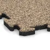 Detailaufnahme der Randausprägung von WARCO-Produkt 5054, Loseta de esquina HD, Format 485 x 485 x 30 mm, Farbe Travertino.