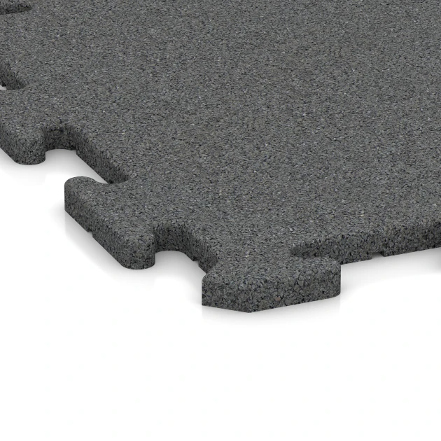 Detailaufnahme der Randausprägung von WARCO-Produkt 0167, Baldosa exterior, Format 50 x 50 x 1,8 cm | 0,25 m², Farbe Gris pizarra.