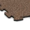 Detailaufnahme der Randausprägung von WARCO-Produkt 0319, Esterilla de fitness 18 mm, Format 1000 x 1000 x 18 mm, Farbe Café con leche.