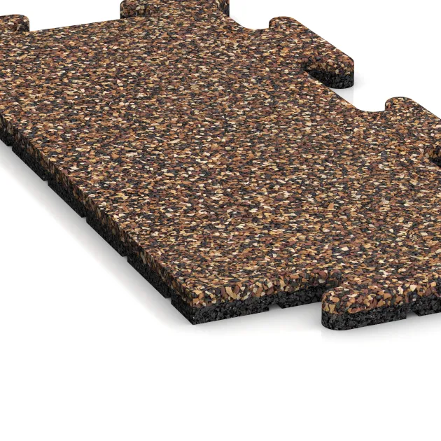 Detailaufnahme der Randausprägung von WARCO-Produkt 4728, Loseta de borde HD, Format 500 x 235 x 18 mm, Farbe Café con leche.