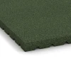 Detailaufnahme der Randausprägung von WARCO-Produkt 3642, Alfombra de establo HD, Format 100 x 100 x 4 cm, Farbe Verde hierba.