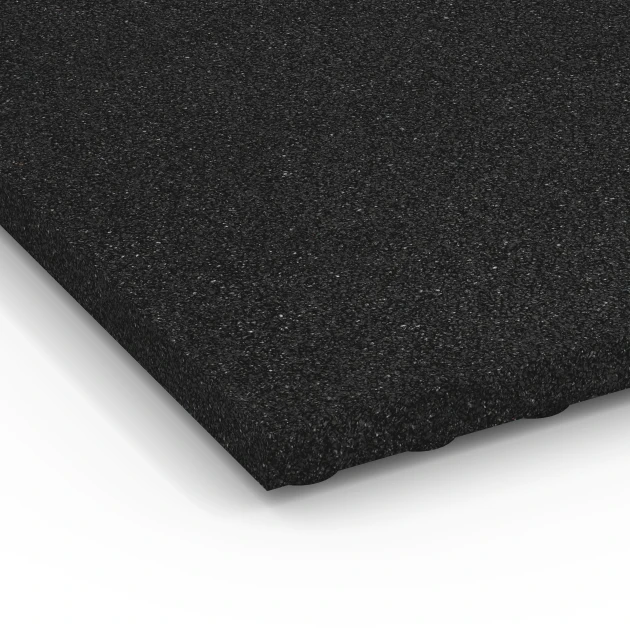 Detailaufnahme der Randausprägung von WARCO-Produkt 6646, , Format 100 x 50 x 4 cm, Farbe Antracita.