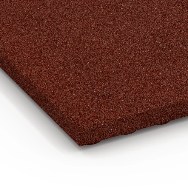 Detailaufnahme der Randausprägung von WARCO-Produkt 6647, , Format 100 x 50 x 4 cm, Farbe Rojo ladrillo.