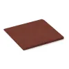 Detailaufnahme der Randausprägung von WARCO-Produkt 0462, Corner tile (two chamfered sides), Format 500 x 500 x 30 mm, Farbe Rojo ladrillo.